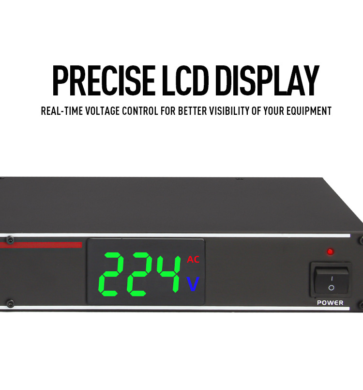 8-Channel Professional Sequencer Stage Controller Forward And Reverse Switch Power Filter Protection Manager_voghion.com