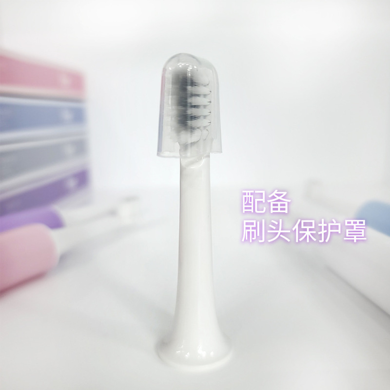2025跨境三丽鸥电动牙刷专用刷头PBT软毛替换头通用工厂批发清洁|undefined