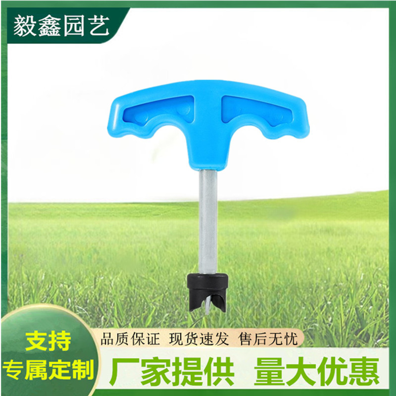 Agro de riego por goteo de cinta blanda perforador de cinta PE flexible perforador de hierro de plástico junto a manguera de cinta micro pulverización T-type perforador