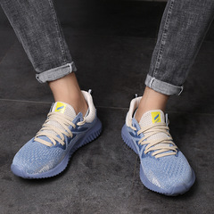 Cross-border labor safety shoes with steel toe cap, anti-puncture and anti-impact, lightweight and fashionable safety protective work shoes.