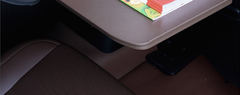 Children's car-mounted small table for rear seats, foldable car desk for studying and doing homework, in-car dining table