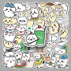 51枚のchiiawaはアニメのかわいい日漫の周辺のカードの携帯電話の手帳のコップの越境のシールの卸売りを貼ります。