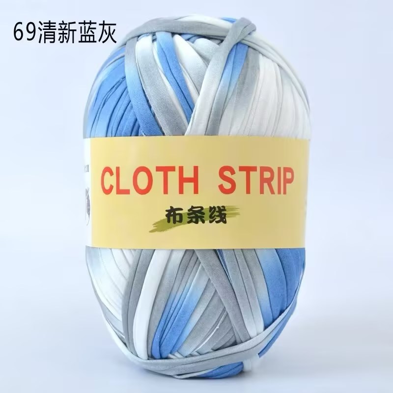 Gran gancho de línea de tela muñeca zapatillas de almacenamiento cesto cojín manta ganchillo DIY material casero tela gruesa trenzado