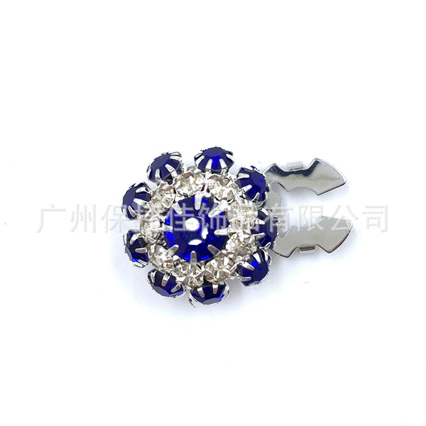 CF11 Silver-bottomed blue diamond buckle