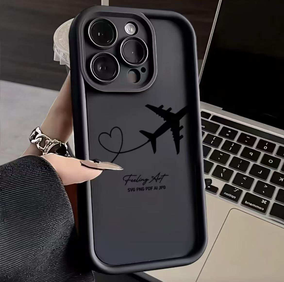 Avión para iPhone 16pro funda para teléfono móvil Apple 15 nuevo 14 europeo y americano 13promax nuevo 12x