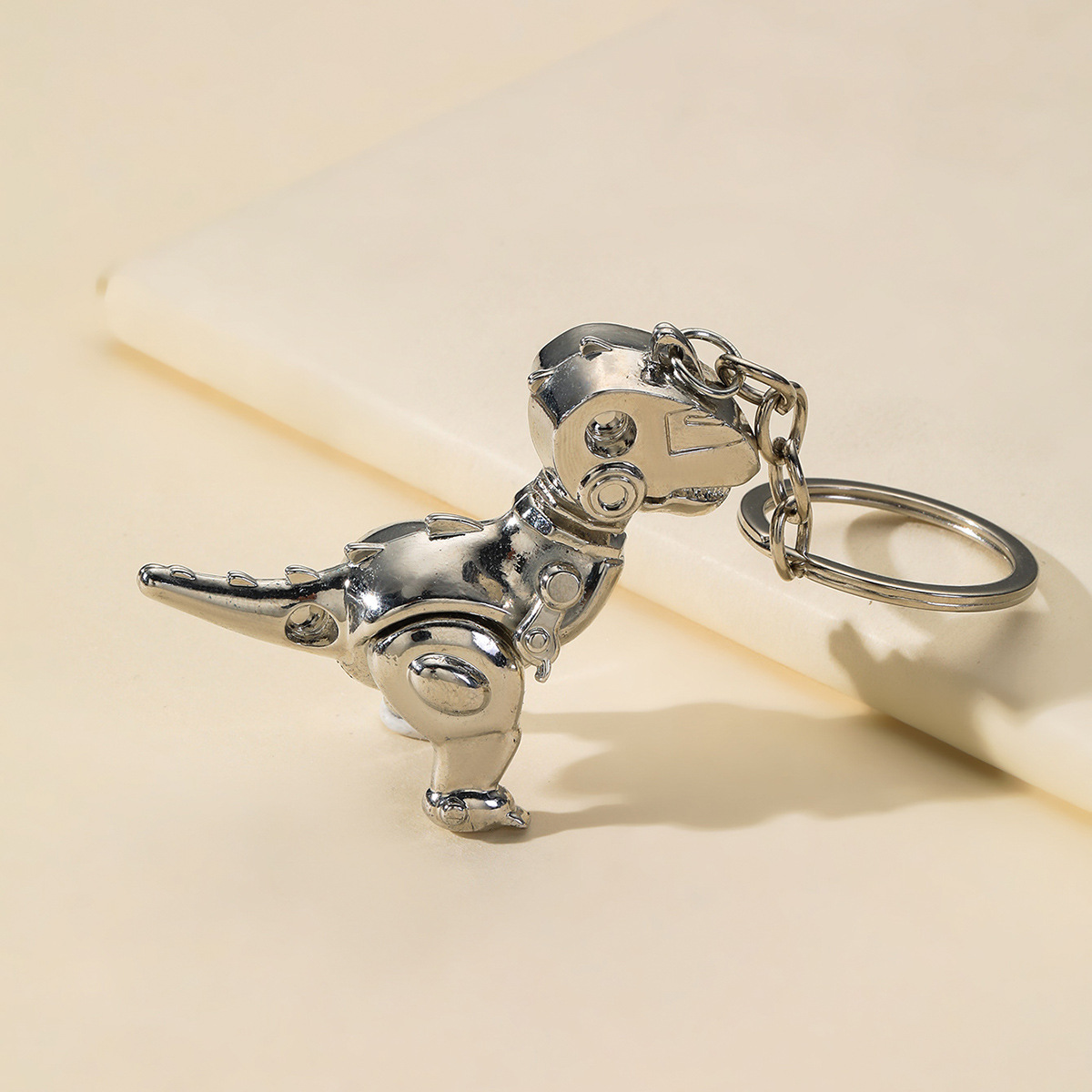 Cute Dinosaur Alloy Plating Unisex Bag Pendant Keychain display picture 4