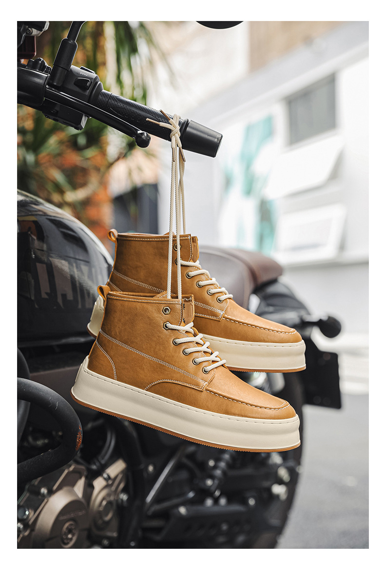 Herren Chukka Boots Aus Echtleder Atmungsaktive Mid Top Freizeitschuhe_voghion.com