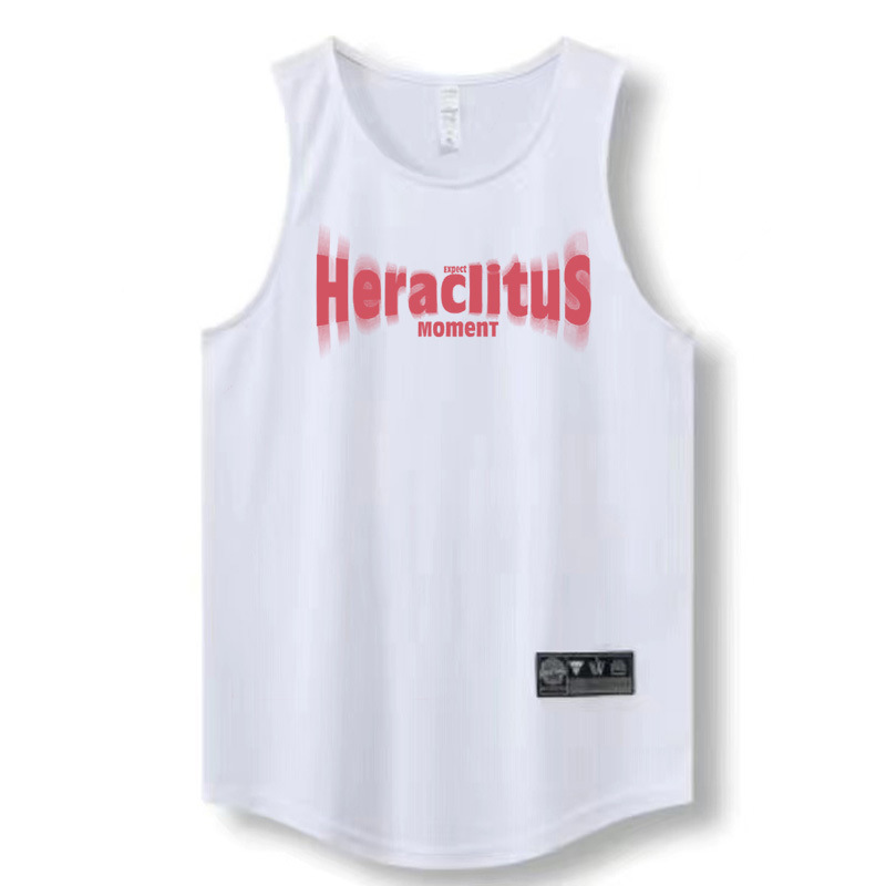 Heraclitus white american vest-red label