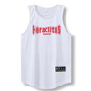 Heraclitus white american vest-red label