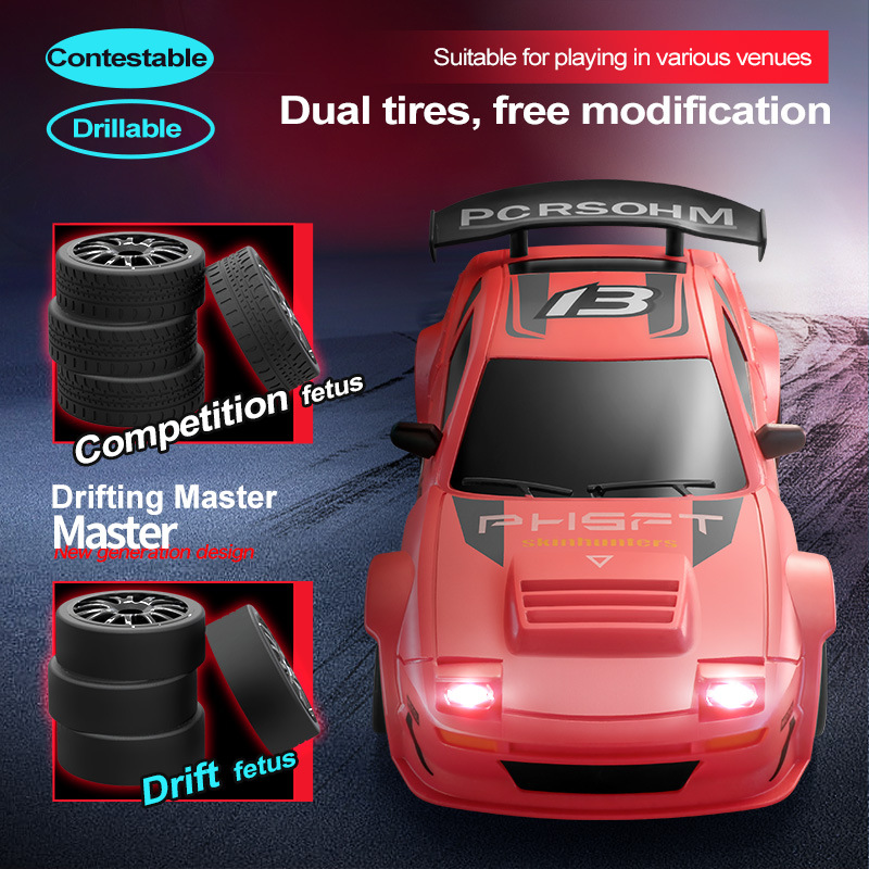(Cross-border trading), four wheel drive drift car, toy car, stunt car for boys, car model, racing car, scale 1:24, remote control 3