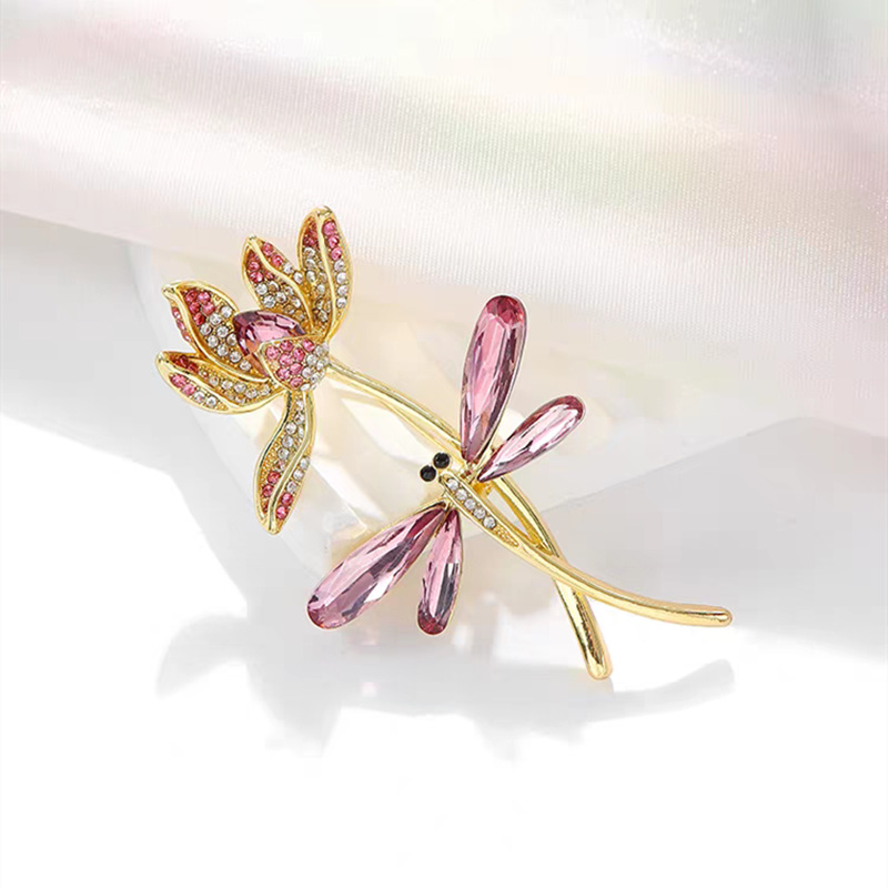 Lotus broche voor dames vintage elegante corsage voor hanfu_voghion.com