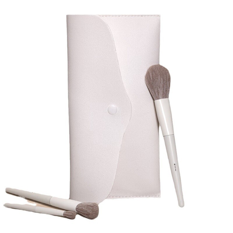8/10 juego de pinceles de maquillaje, sombra de ojos, polvo suelto, rubor, sombra de nariz, delineador de ojos, corrector, cepillo suave, difuso, juego completo de herramientas