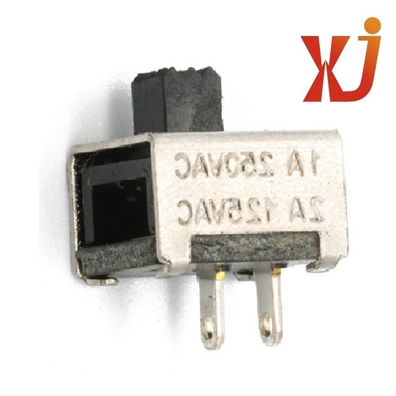 大电流2档滑动开关1P2T  立式二段切换开关 立式两档拨动开关2脚