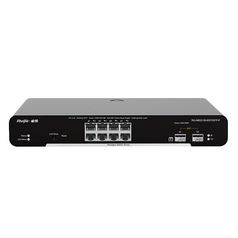 Ruijie Ruiyi RG-NBS3100-8GT2SFP-P 8-port Gigabit Layer 2 Network Management PoE Switch