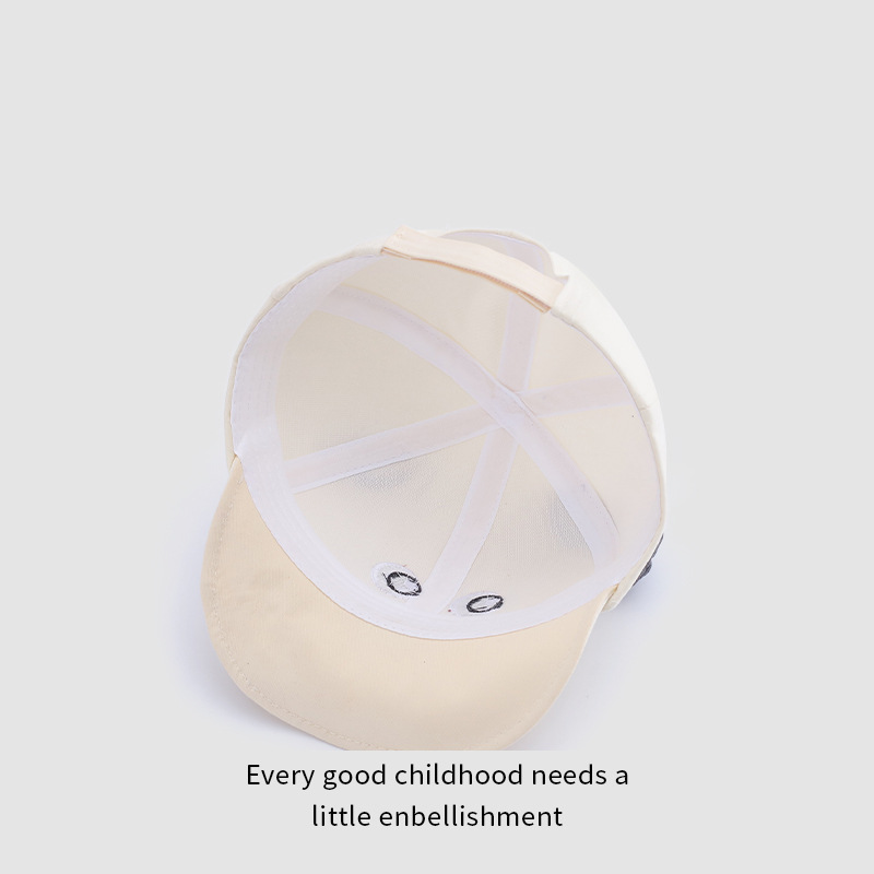 Sombreros para bebés primavera y otoño delgados para bebés masculinos y femeninos, gorras de lengua suave, gorras de béisbol de dibujos animados para niños adorables.