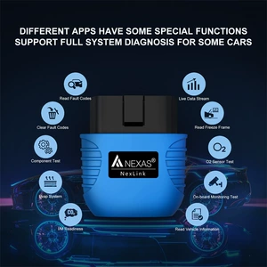 Nexas Bluetooth 5.0 Obd2 Diaqnostik Skaner iOS Android üçün