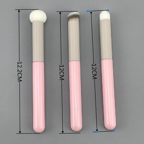Mushroom-head concealer makeup brush for wet and dry use, even blending sponge without brush marks, lipstick brush