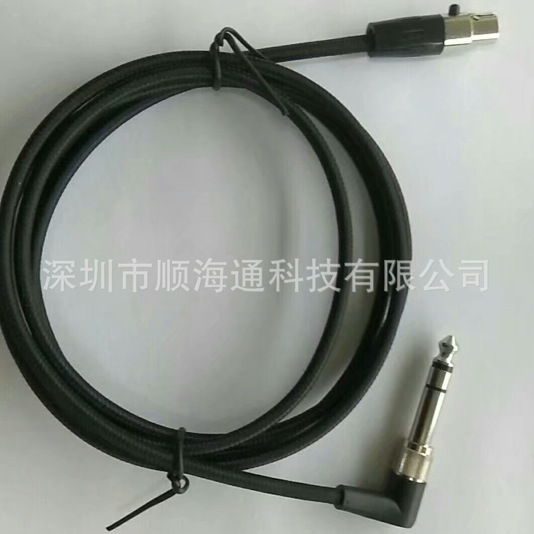 厂家供应小卡侬3P音频线  6.35音频线，高保真编网音频线