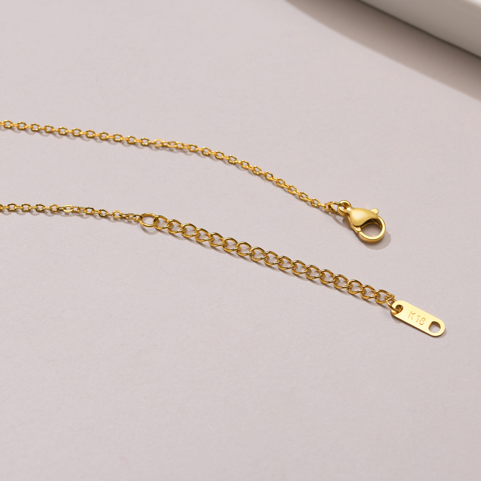 Fashion Round Moon Stainless Steel Plating Inlay Zircon Pendant Necklace 1 Piece