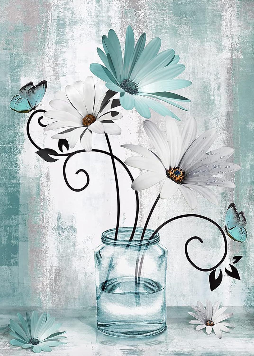 Transfronterizos hechos a mano full-diamond diy pegatinas de diamante 5D pintura al óleo pintura de cristal mampostería fábrica personalizada al por mayor