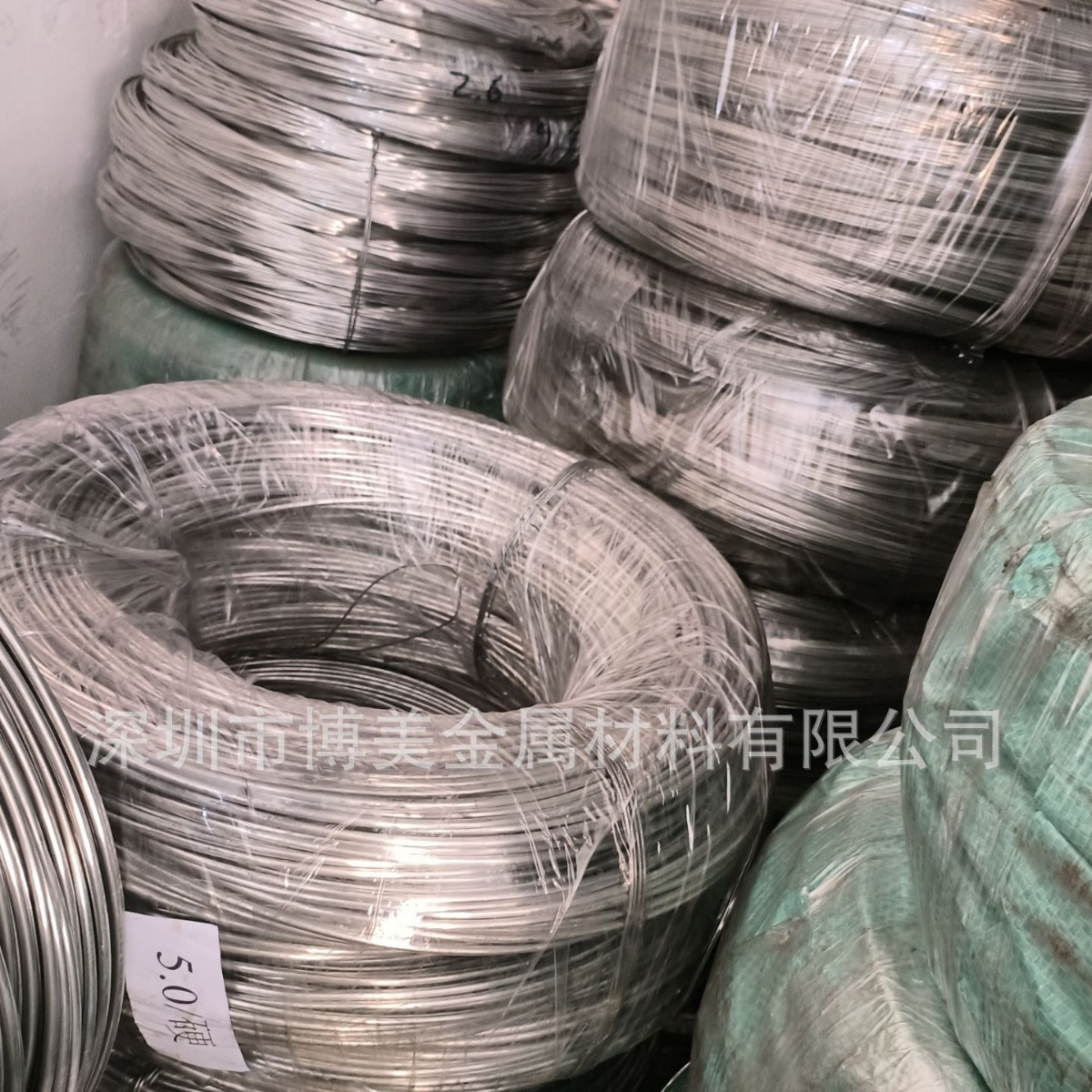 现货批发5154铝镁合金线 6061、6063 1060纯铝线 铝丝1 1.5 2mm