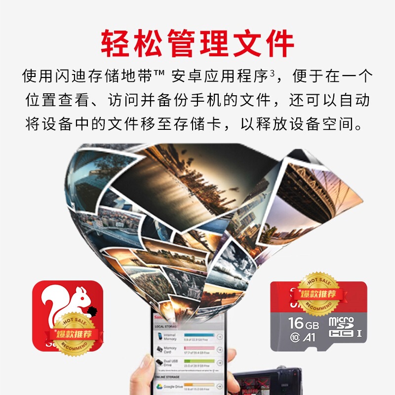 闪迪内存卡TF卡64G128G 256G 512G 行车记录仪机监控存储卡适用|undefined