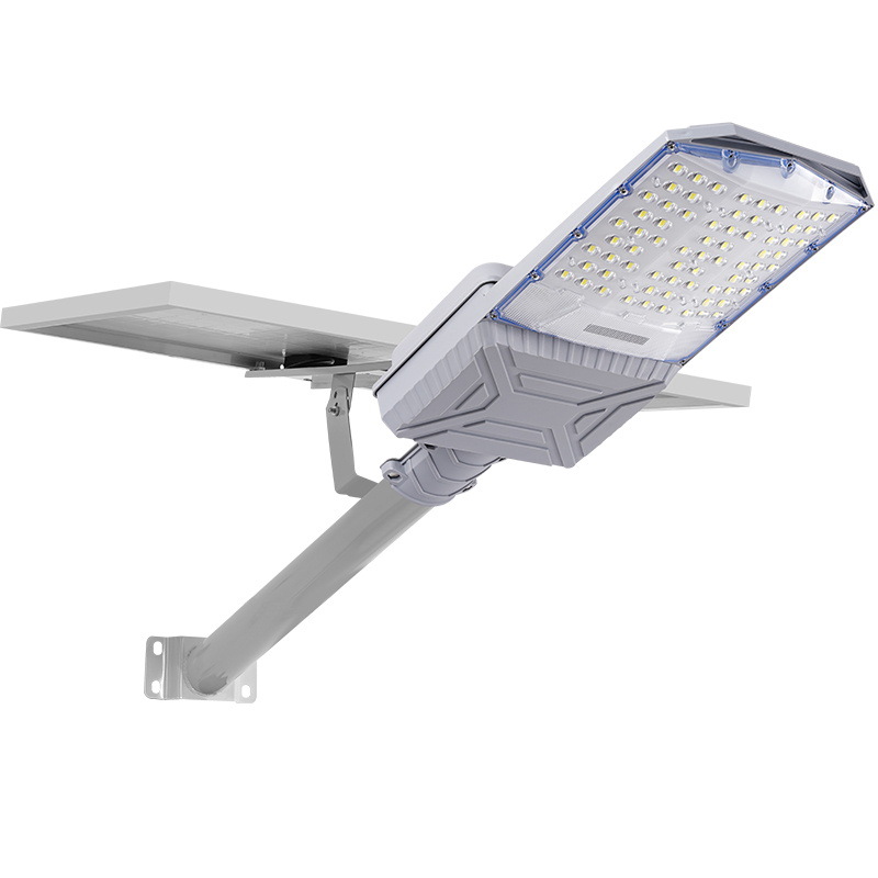 lámpara solar al aire libre lámpara luminosa de tres lados lámpara de iluminación doméstica lámpara de patio nueva ingeniería de iluminación rural lámpara de carretera