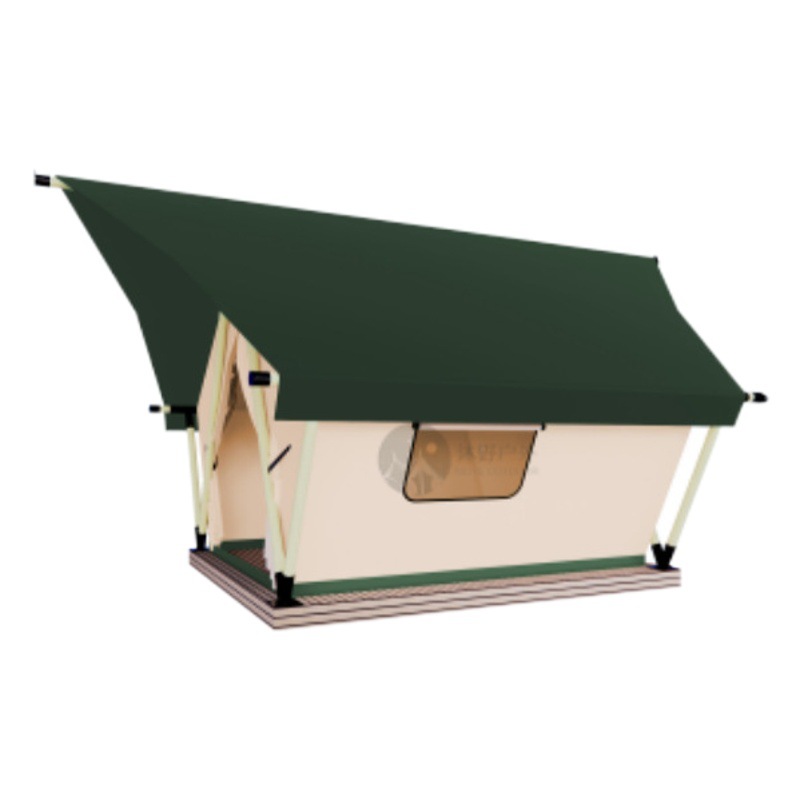 Muye al aire libre pequeña tienda de campaña Hotel invierno a prueba de lluvia sol-prueba camping Hotel tienda engrosada un dormitorio una sala de estar