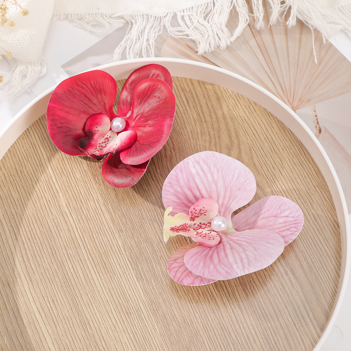 Women's Flower Lady Sweet Mixed Materials Hair Clip display picture 1