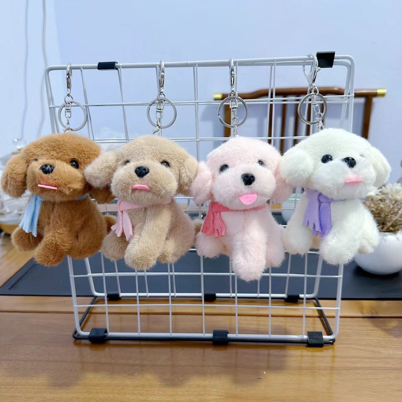 Cuatro pulgadas muñeca de peluche pequeño colgante muñeca llavero muñeca mochila colgante juguete de peluche regalo