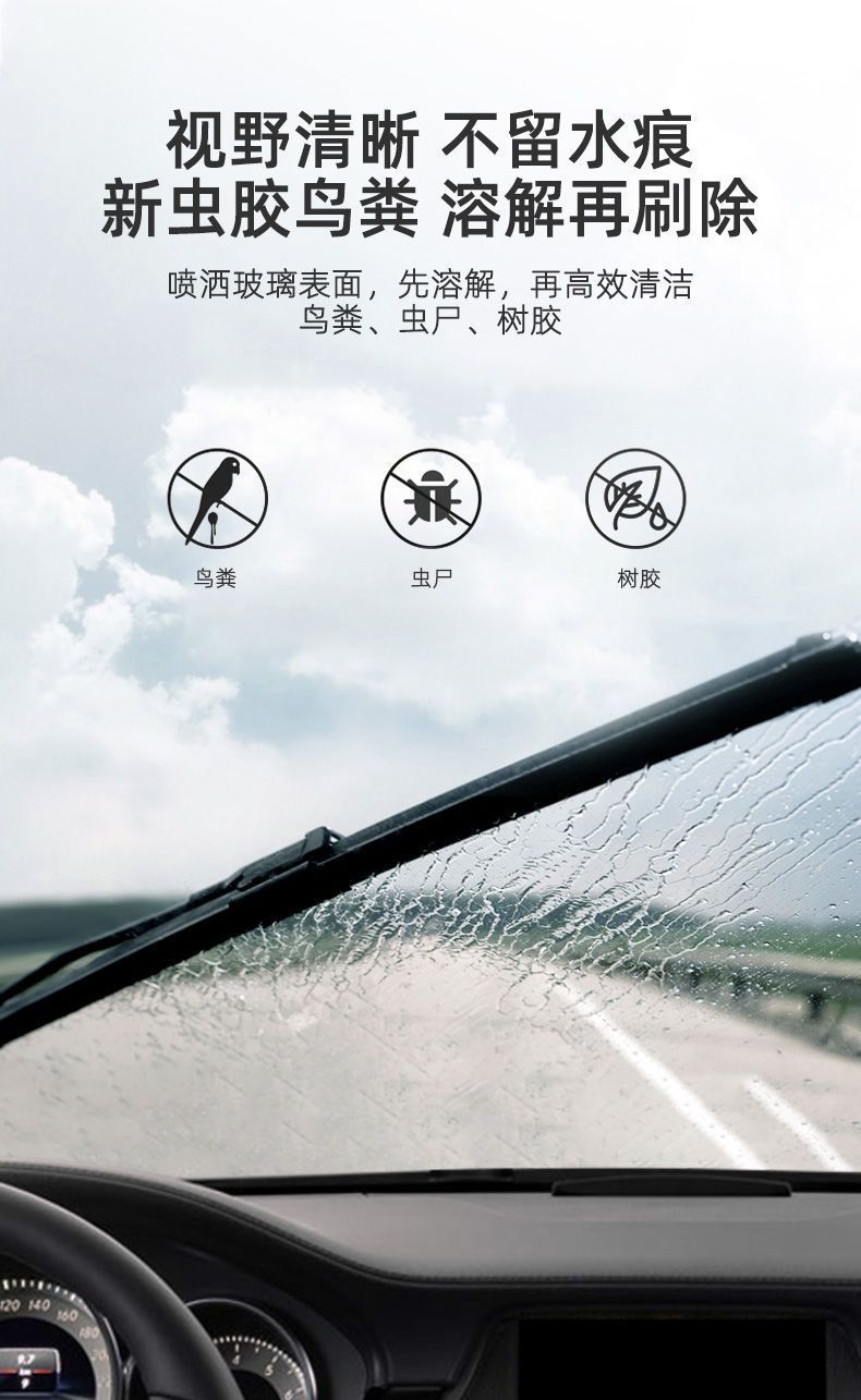 Car Glass Water Effervescent Tablets Super Concentrated Solid Wiper Essence to Remove Oil Film Wiper Fluid for All Seasons Manufacturer Wholesale