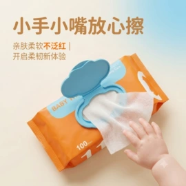 抹布、百洁布;湿巾纸;一次性洗脸巾