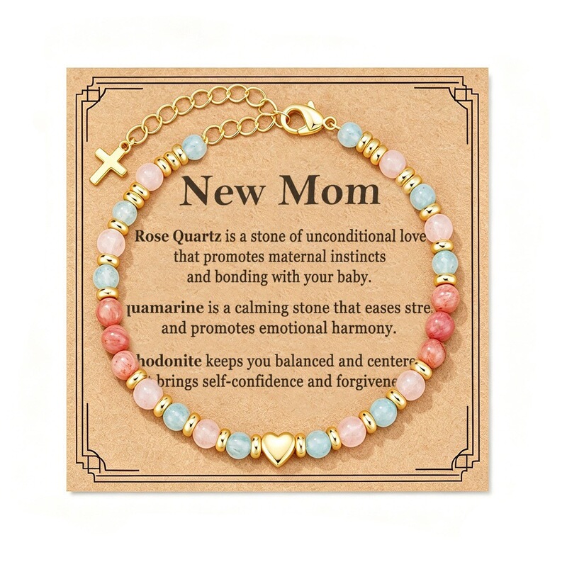 Natural Stone Triple Protection Bracelet for Women, Aquamarine, Rosewood Pattern, Pink Crystal Bracelet, Adjustable Love Heart Bracelet Jewelry Natural Stone Triple Protection Bracelet for Women, Aquamarine, Rosewood Pattern, Pink Crystal Bracelet, Adjustable Love Heart Bracelet Jewelry