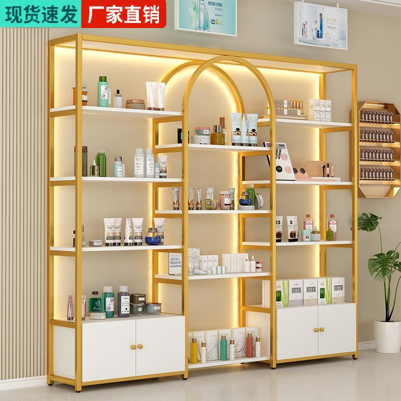 展示架美甲展示柜产品货架美容院置物架甲油胶柜子展柜多功能逸珥