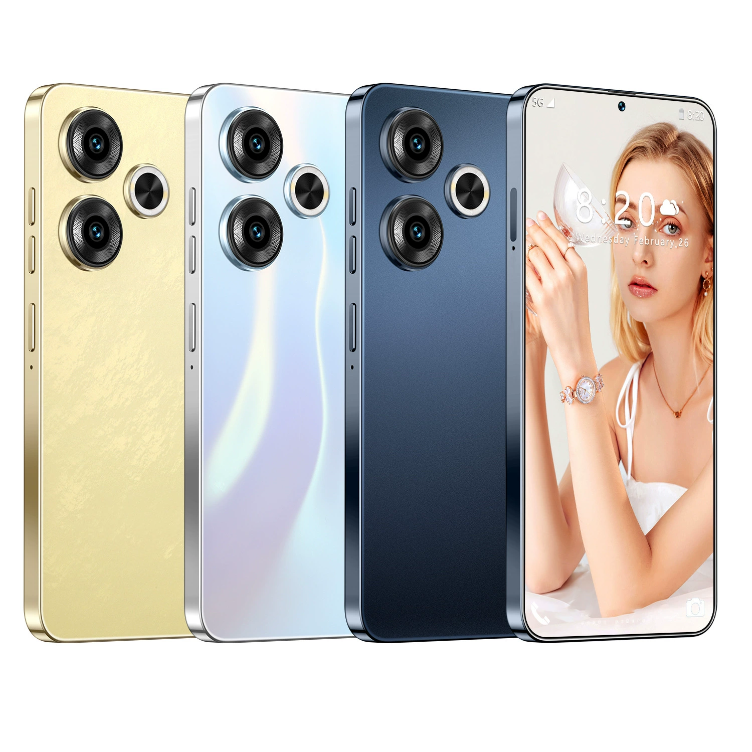 Трансграничный хит продаж 2025 года: мобильный телефон M6 Pro 7,3 дюйма, глобальная версия Android 16+1T, производитель интеллектуальных многофункциональных устройств