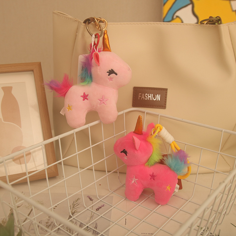 Cute Unicorn Plush Doll Schoolbag Pony Pendant Toy Doll Children Doll Girls Pink Hanging Ornaments Cute Unicorn Plush Doll Schoolbag Pony Pendant Toy Doll Children Doll Girls Pink Hanging Ornaments