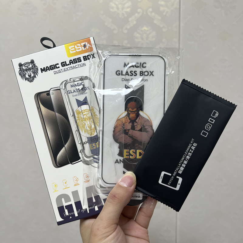 适用苹果17promax无尘仓360度防窥钢化膜电镀手机贴膜iphone6批发|undefined