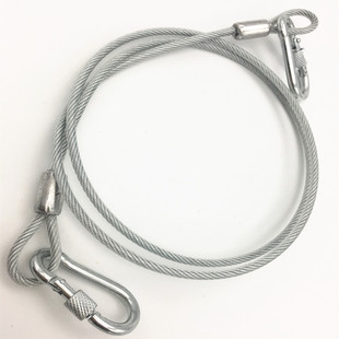 304 Steel Wire Rope Stainless Steel Wire Rope Aluminum Sleeve Terminal Pressed Screw Joint Plastic-Coated Steel Wire Rope Clothes Drying Safety Rope