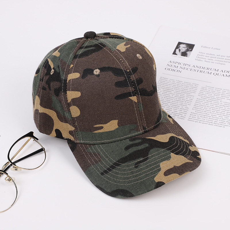 Unisexo Estilo Simple Camuflaje Aleros Curvos Gorra De Beisbol display picture 15