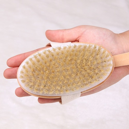 Shower Shower Brush Soft and Hard Bristles Back Scrubber Long Handle Sanding Full Body Exfoliating Dry and Wet Dual Use