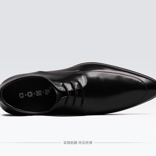 2024년 가을 남성 정장화, 뾰족코 영국풍 레이스업 통기성 남성 웨딩화, 비즈니스 남성화