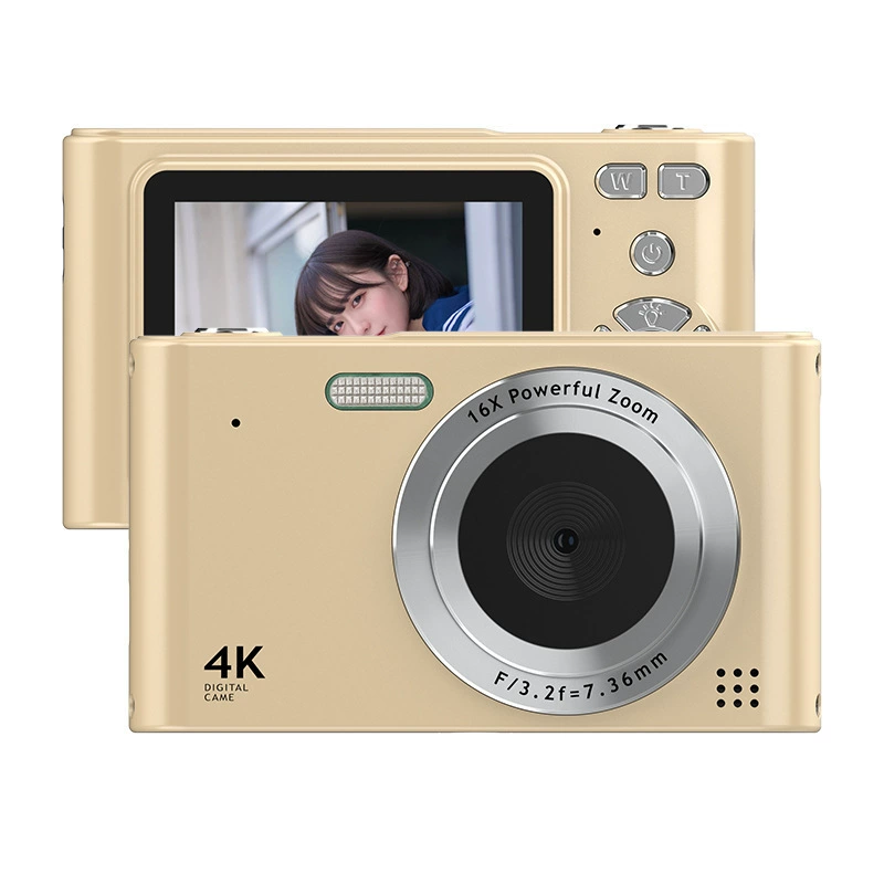 Новая цифровая CCD камера, студенческая цифровая камера 4K, можно перенести на мобильный телефон, стильная ретро-камера, для путешествий и влогов