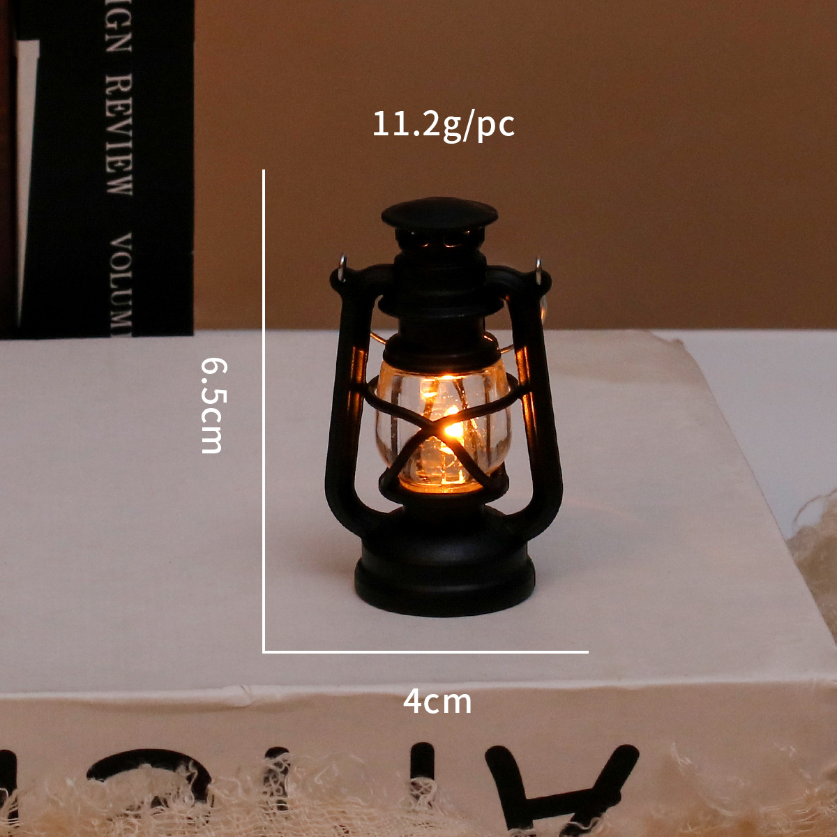 Vintage lámpara de queroseno vela electrónica luz de noche ambiente navideño vela led decoración decoración de mesa