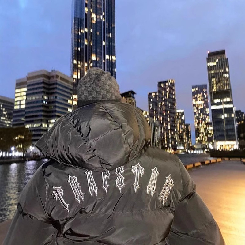 Trapstar Aw20 Irongate Hooded Quilted Men's Jacket Quality Uk Feather Cotton Jacket