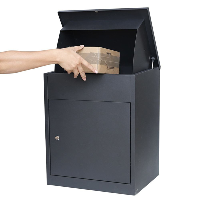Transfronterizos Hot Sale Metal Outdoor Express Caja de paquetes Función antirrobo Recibente Locker Caja de entrega de mensajes impermeables
