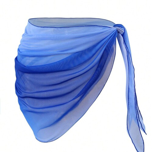 2025 New Cross-border European and American Vacation Loose Casual Vacation Bikini Beach Apron Gradient Color Multiple Colors 