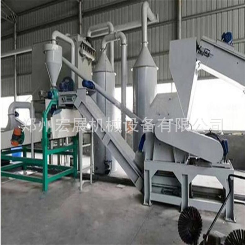 新能源锂电池破碎干湿分离分解回收处理生产线电动车废旧电瓶