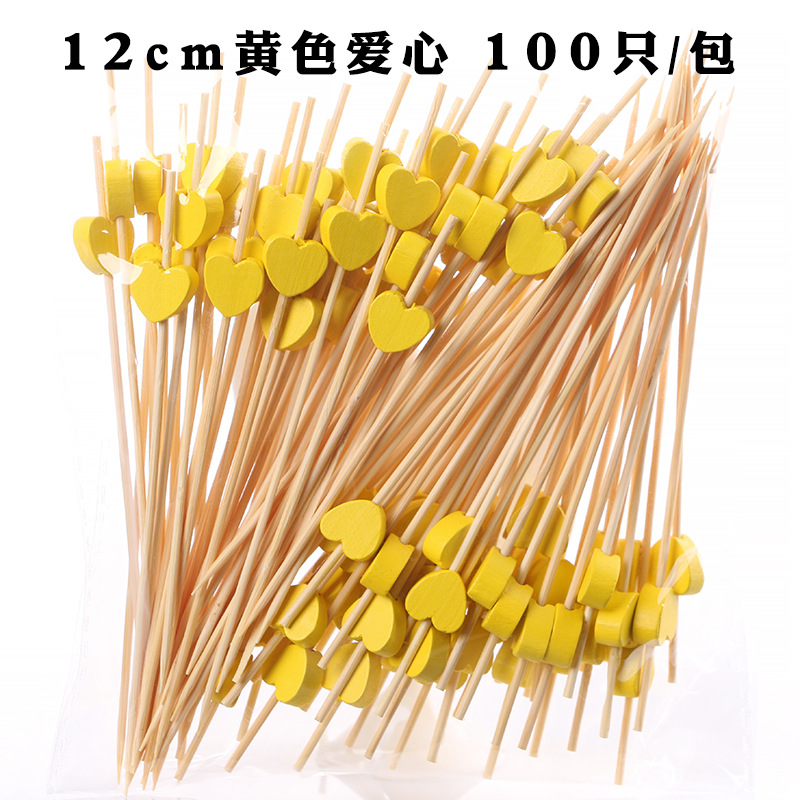 Fruit stick desechable flor stick