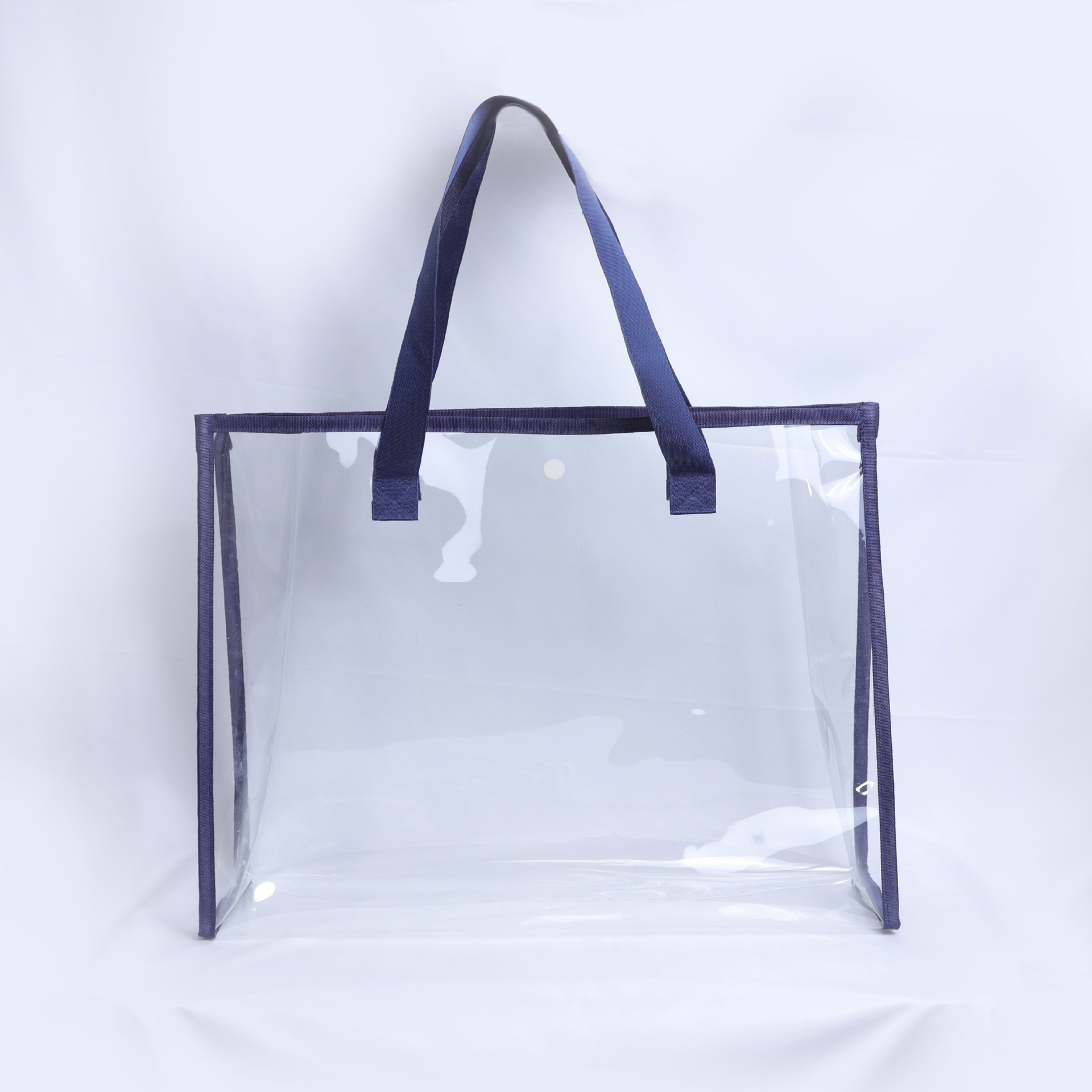 Bolsa de mano de gran capacidad transparente impermeable PVC bolsa de baño bolsa de playa bolsa de viaje portátil bolsa de compras bolsa de almacenamiento