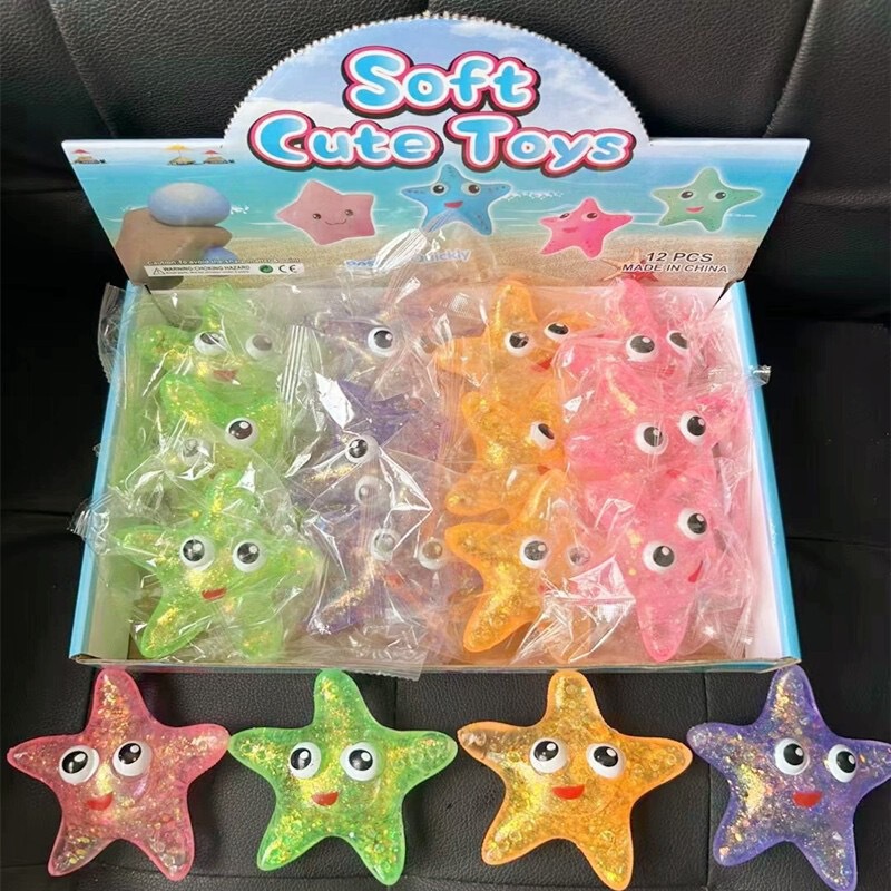 Cross-Border Popular Maltose Starfish Squishy Toy, Realistic Small Animal Stress Relief Squishy Toy with a Squishy Texture, Stress-Relief Gift Cross-Border Popular Maltose Starfish Squishy Toy, Realistic Small Animal Stress Relief Squishy Toy with a Squishy Texture, Stress-Relief Gift
